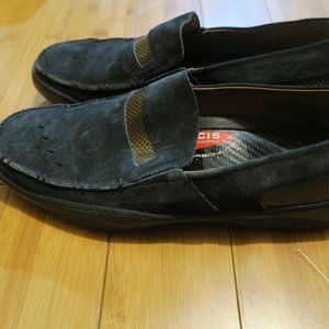 Michael Toschi Mach 8284 Mens Size 13 Driving Loafers Carbonlite CIS Black Suede